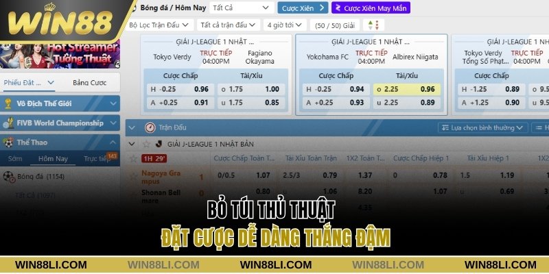 Bỏ túi thủ thuật đặt cược dễ dàng thắng đậm