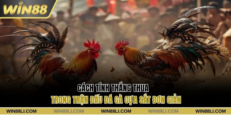 Cách tính thắng thua trong trận đấu đơn giản