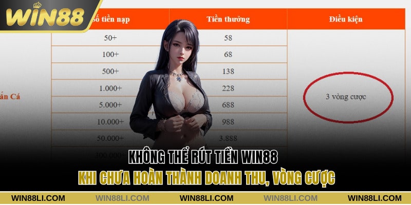 Không thể đổi thưởng nếu chưa đạt doanh thu