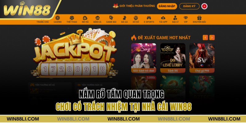 Tầm quan trọng chơi có trách nhiệm tại Win88 